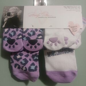 NWT Mom/Pup Matching Sock Set